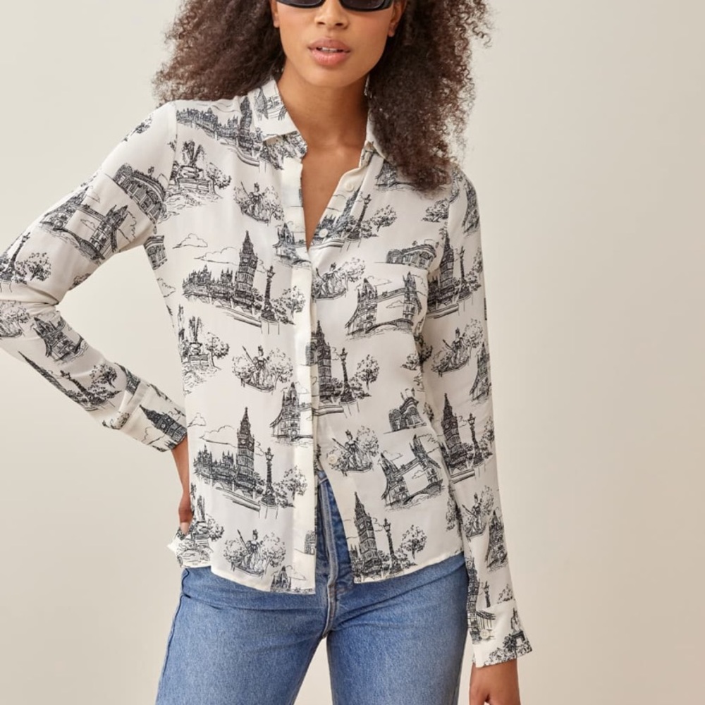 Reformation button up top - Picture 2 of 6